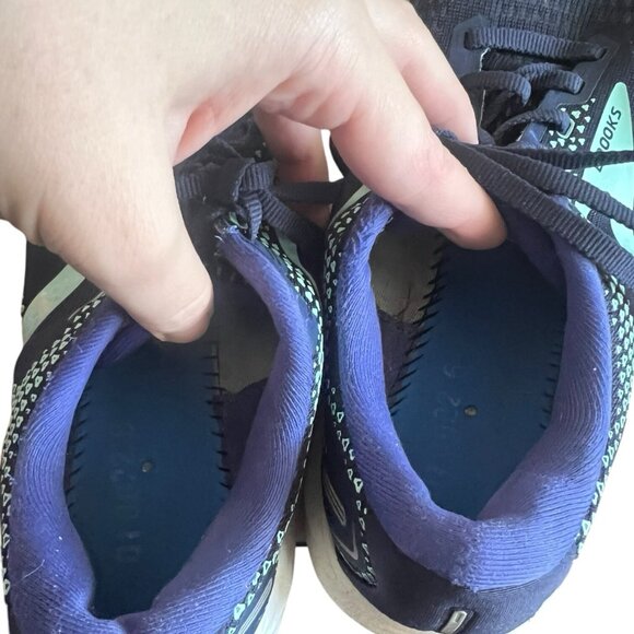 Brooks Ghost 14 Blue Purple Athletic Running Sneakers Women's Size US 10.5 Wide - Picture 6 of 7